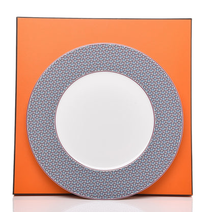 Hermes Porcelain Tie Dinner Plate Set of 2 5 of 6