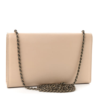 Saint Laurent Smooth Calfskin Medium Braided Monogram Kate Satchel Nude Powder 3 of 12