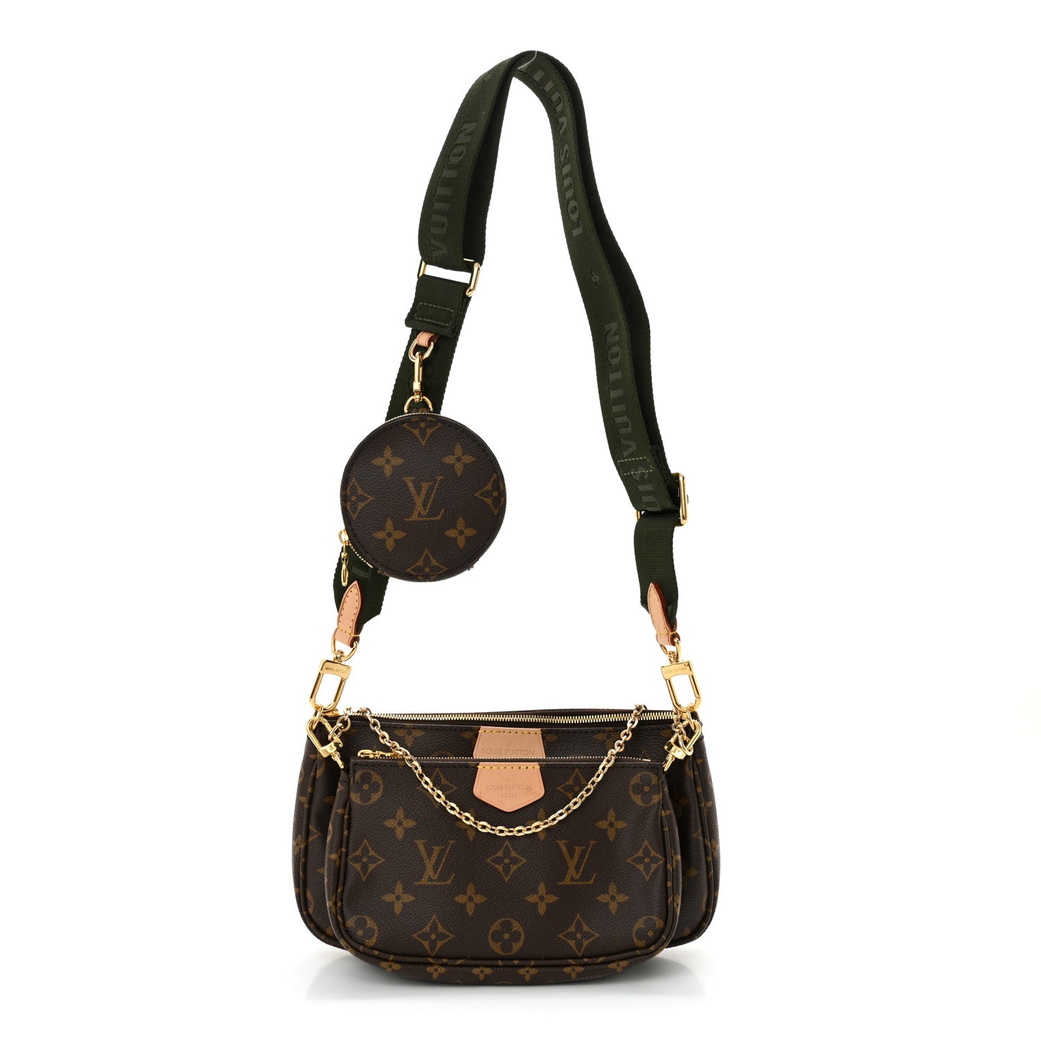 Louis Vuitton Monogram Multi Pochette Accessories Kaki 1 of 11