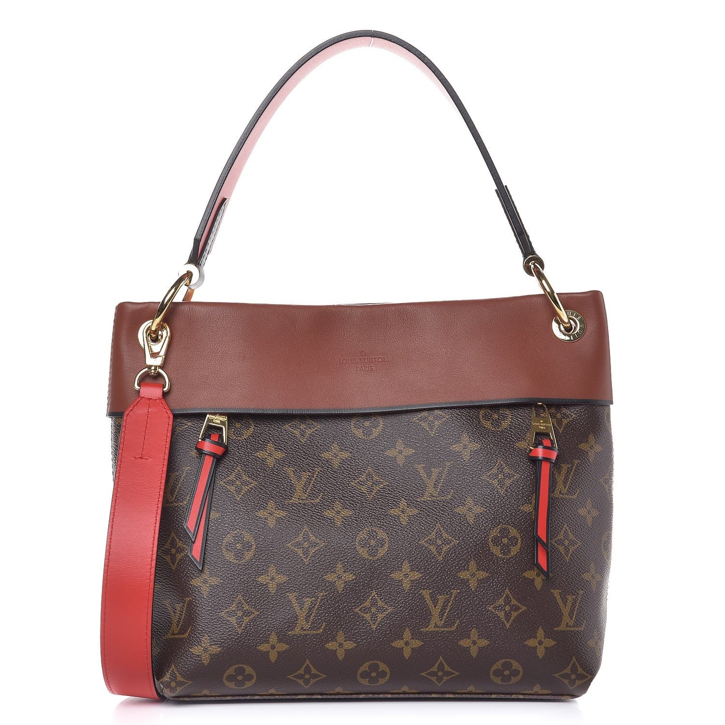 Monogram Tuileries Besace Caramel Rouge