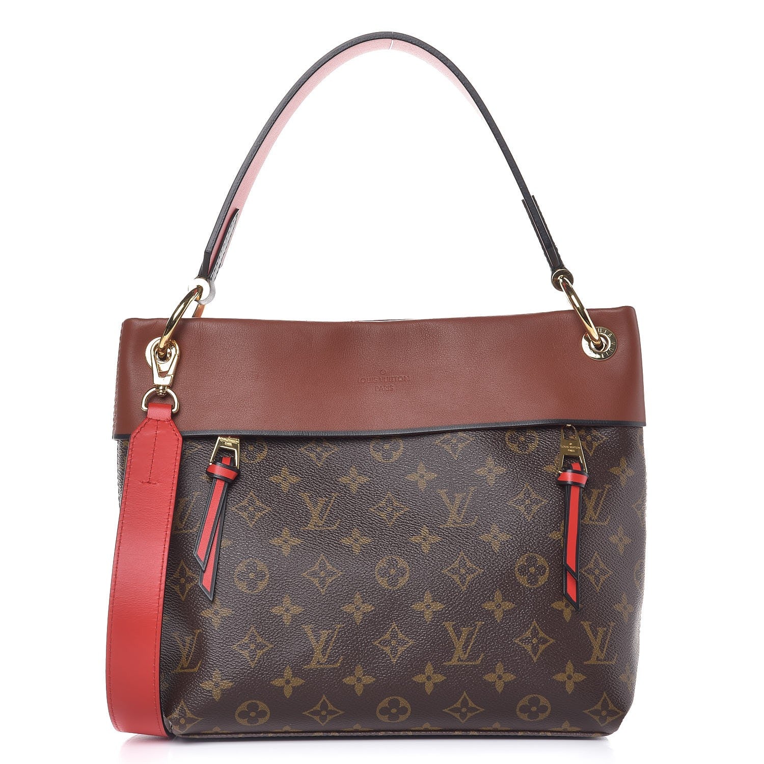 Louis Vuitton Monogram Tuileries Besace Caramel Rouge 1 of 8