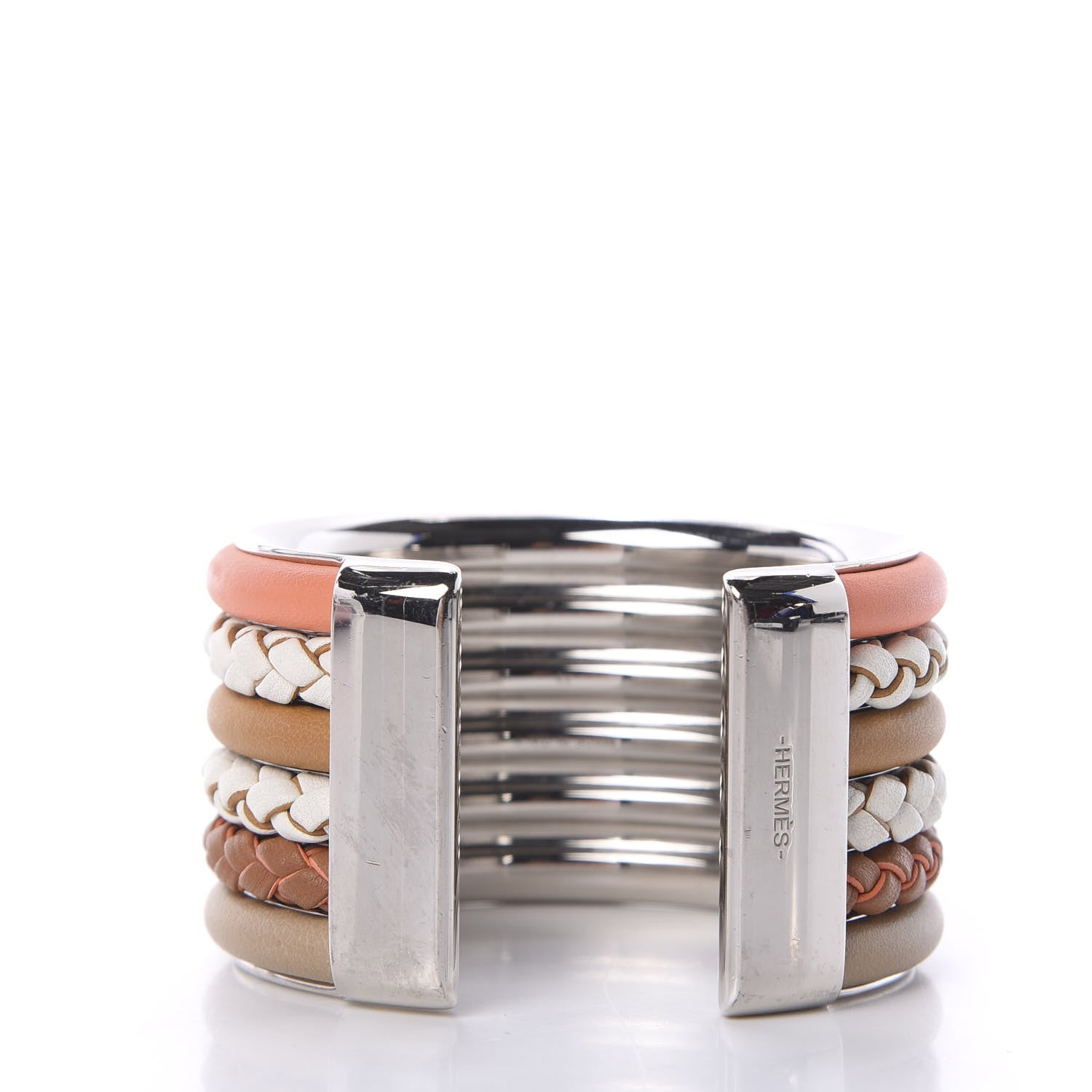 Hermes Swift Palladium Kyoto Tresse Cuff T3 3 of 4