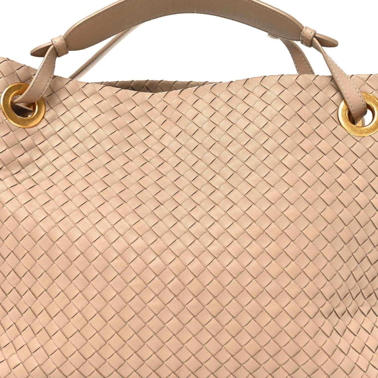 Bottega Veneta Nappa Intrecciato Medium Garda Bag Beige 9 of 11