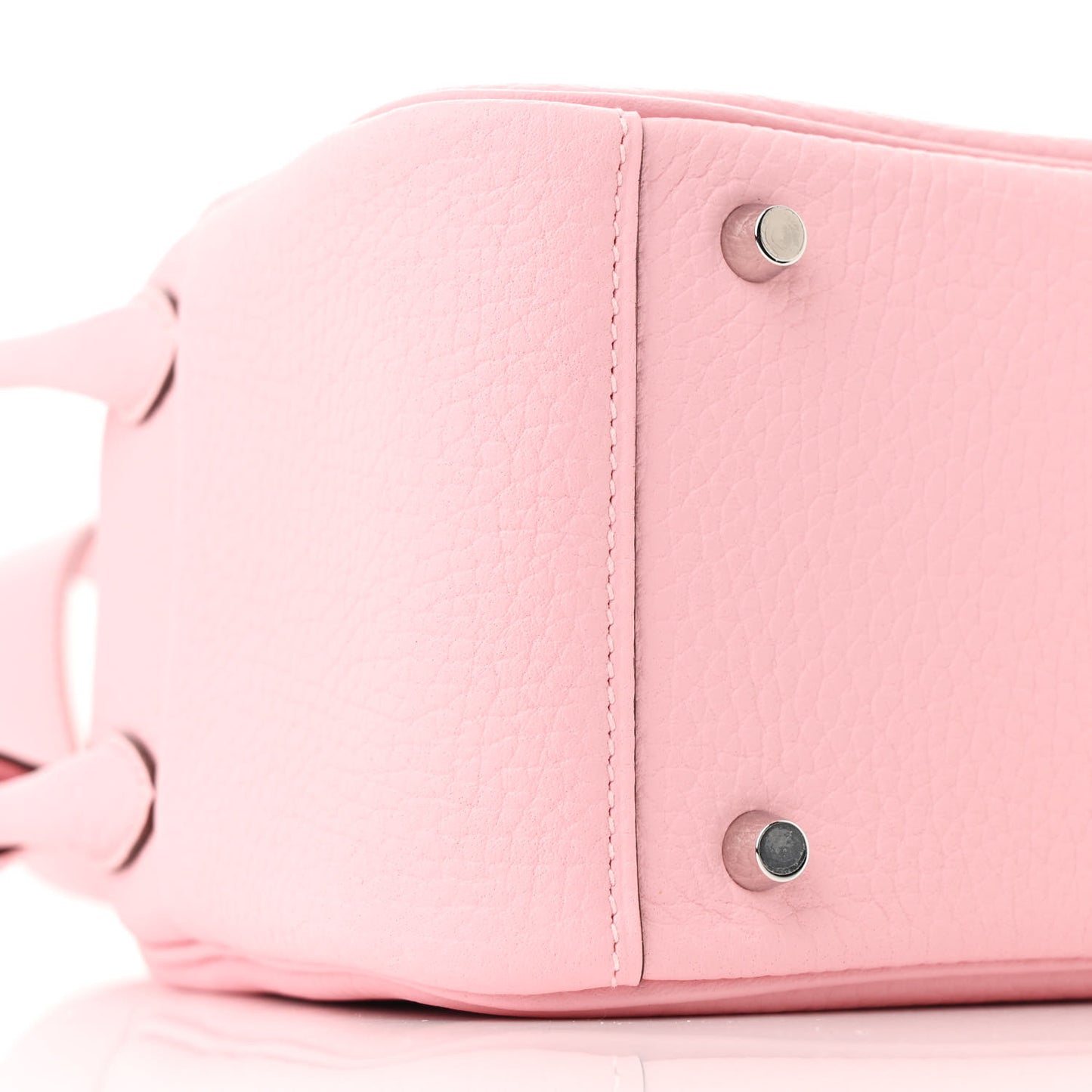 Taurillon Clemence Verso Mini Lindy 20 Rose Sakura Gris Perle