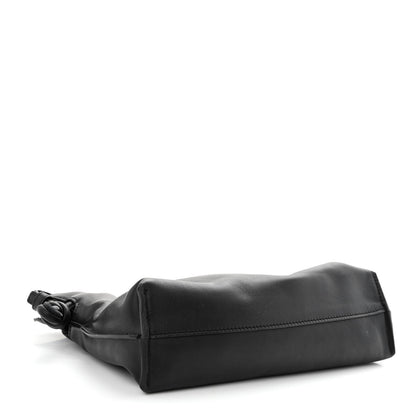 Loewe Calfskin Mini Flamenco Knot Clutch Black 4 of 10