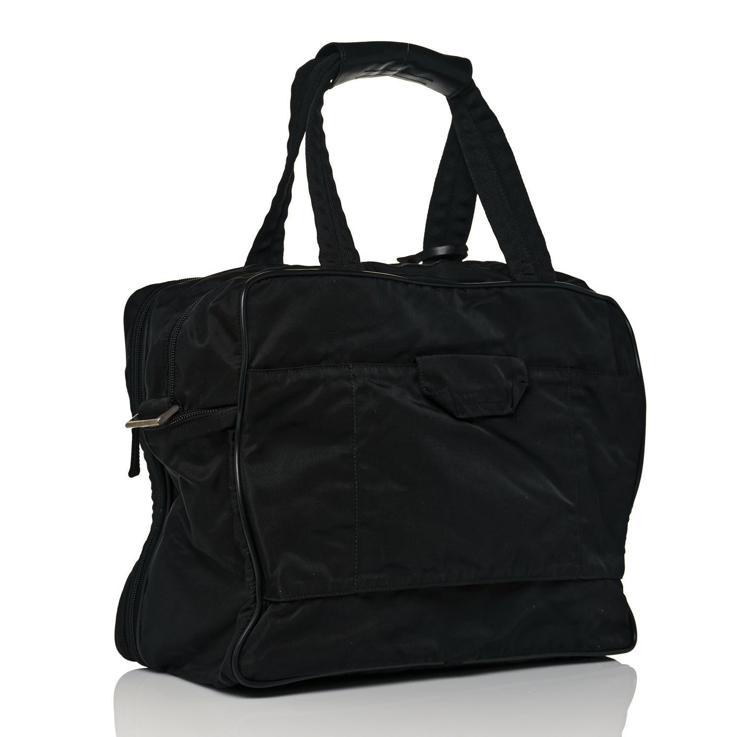 Tessuto Nylon Viaggio Travel Bag Black