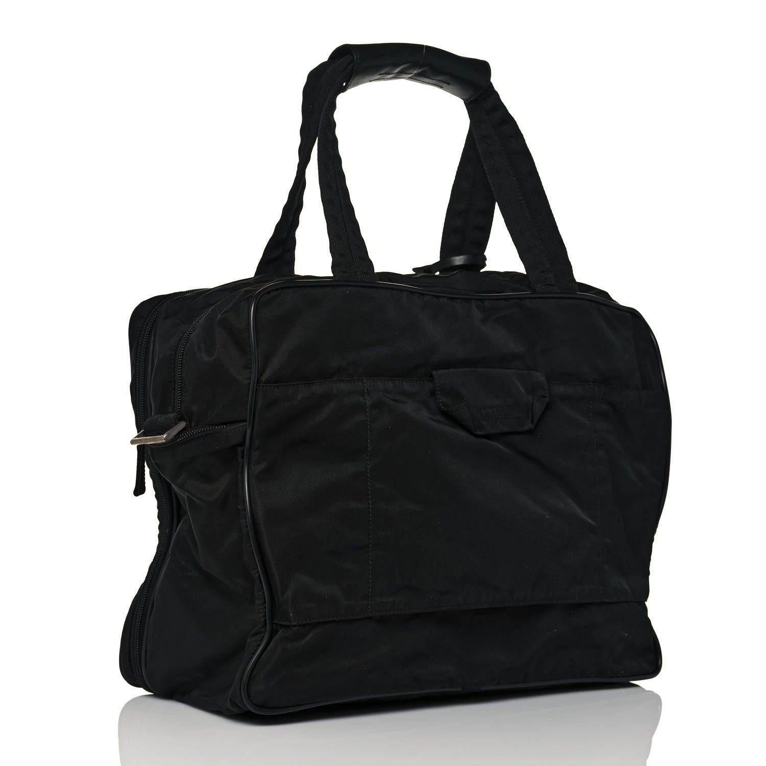 Prada Tessuto Nylon Viaggio Travel Bag Black 3 of 19