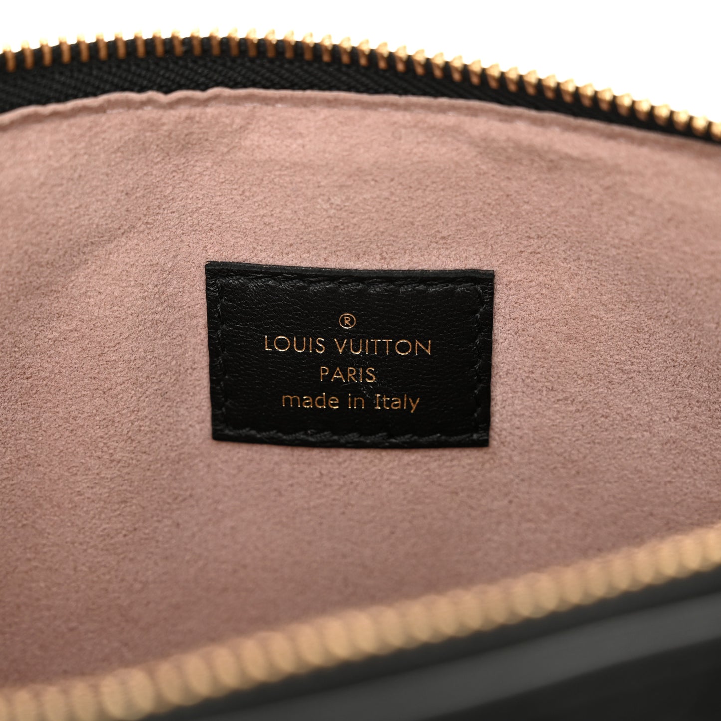 Lambskin Embossed Monogram Coussin PM Black