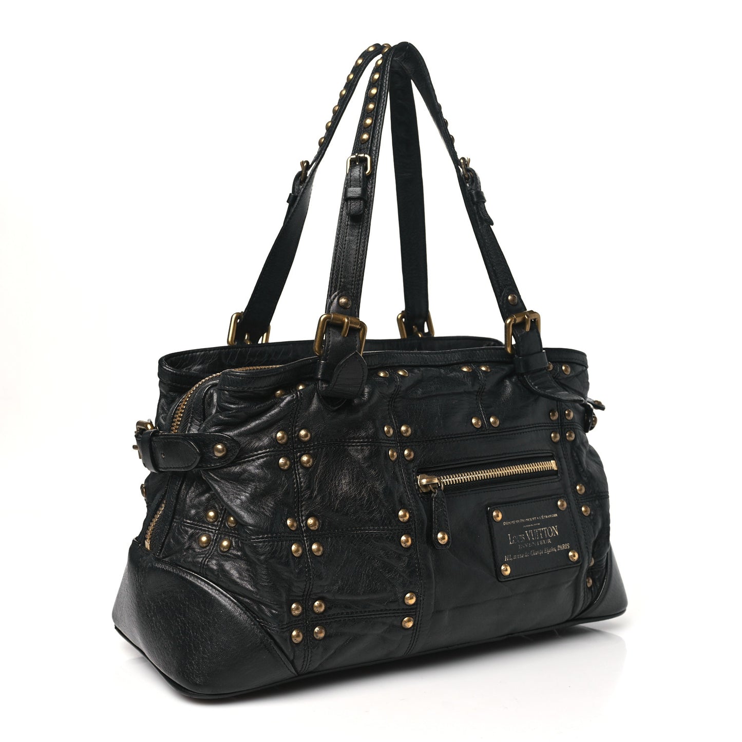 Lambskin Riveting Black