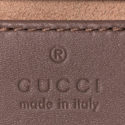 Gucci Calfskin Matelasse Super Mini GG Marmont Shoulder Bag Porcelain Rose 5 of 8
