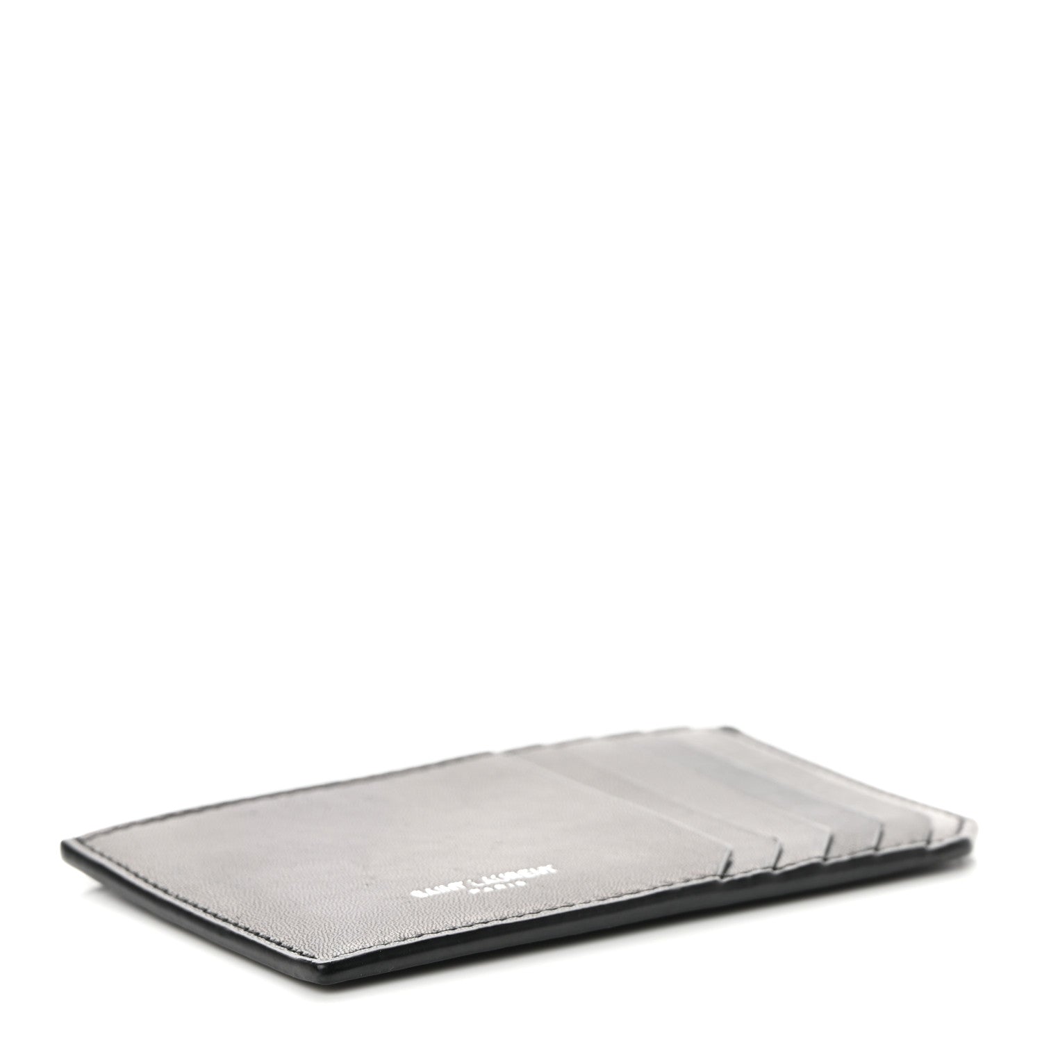 Saint Laurent Calfskin 5 Fragments Card Holder Black 4 of 8