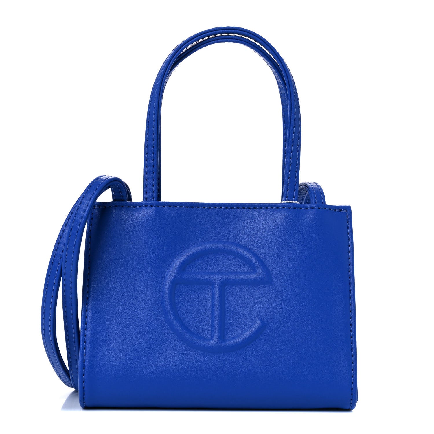 Telfar Vegan Leather Small Shopping Bag Painters Tape 1 of 9