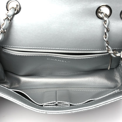 Chanel Metallic Caviar Quilted Medium CC Filigree Flap Silver 5 of 11
