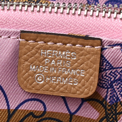 Hermes Epsom Silk'in Compact Wallet Chai 6 of 8