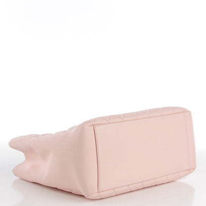 Chanel Caviar Quilted Grand Shopping Tote GST Light Pink 4 of 7