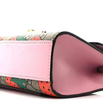 Gucci GG Supreme Monogram Strawberry Small Padlock Shoulder Bag 10 of 10