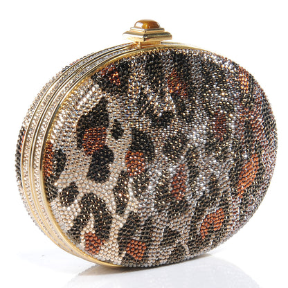 Judith Leiber Swarovski Crystal Leopard Evening Clutch 3 of 6