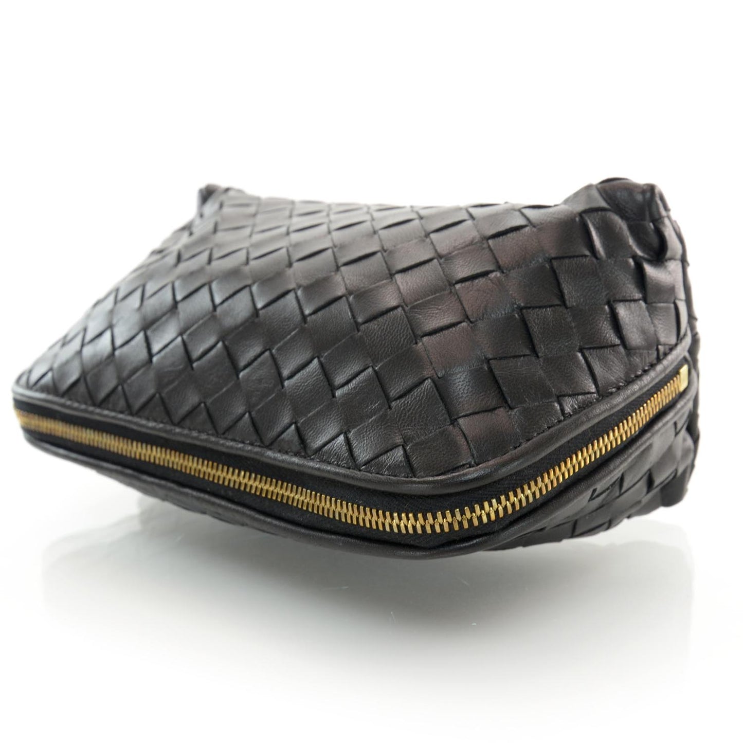 Nappa Intrecciato Cosmetic Case Black