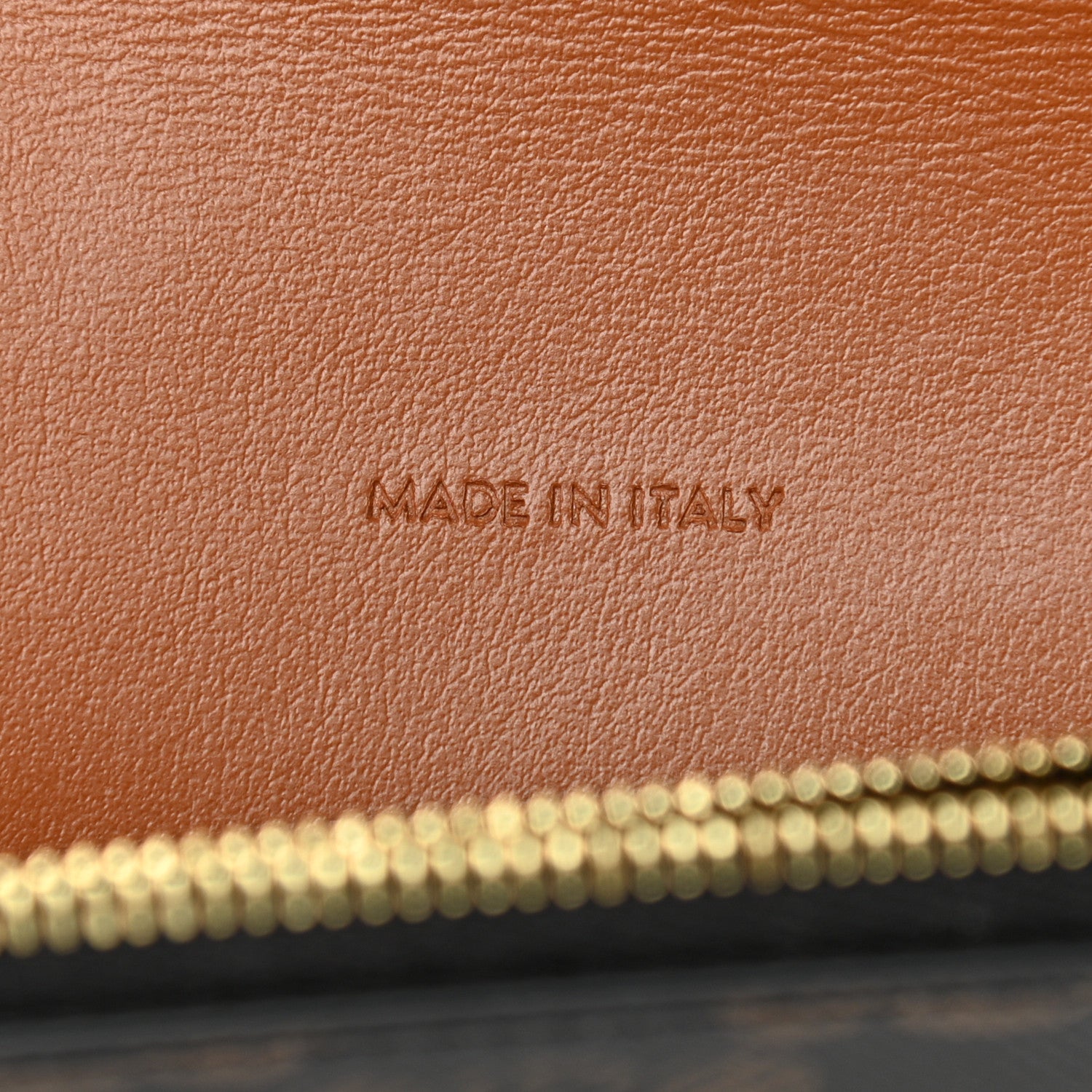 Celine Triomphe Canvas Lambskin Wallet On Strap Tan 8 of 12