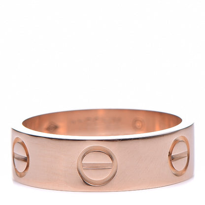 Cartier 18K Pink Gold 5.5mm LOVE Ring 50 5.25 1 of 6
