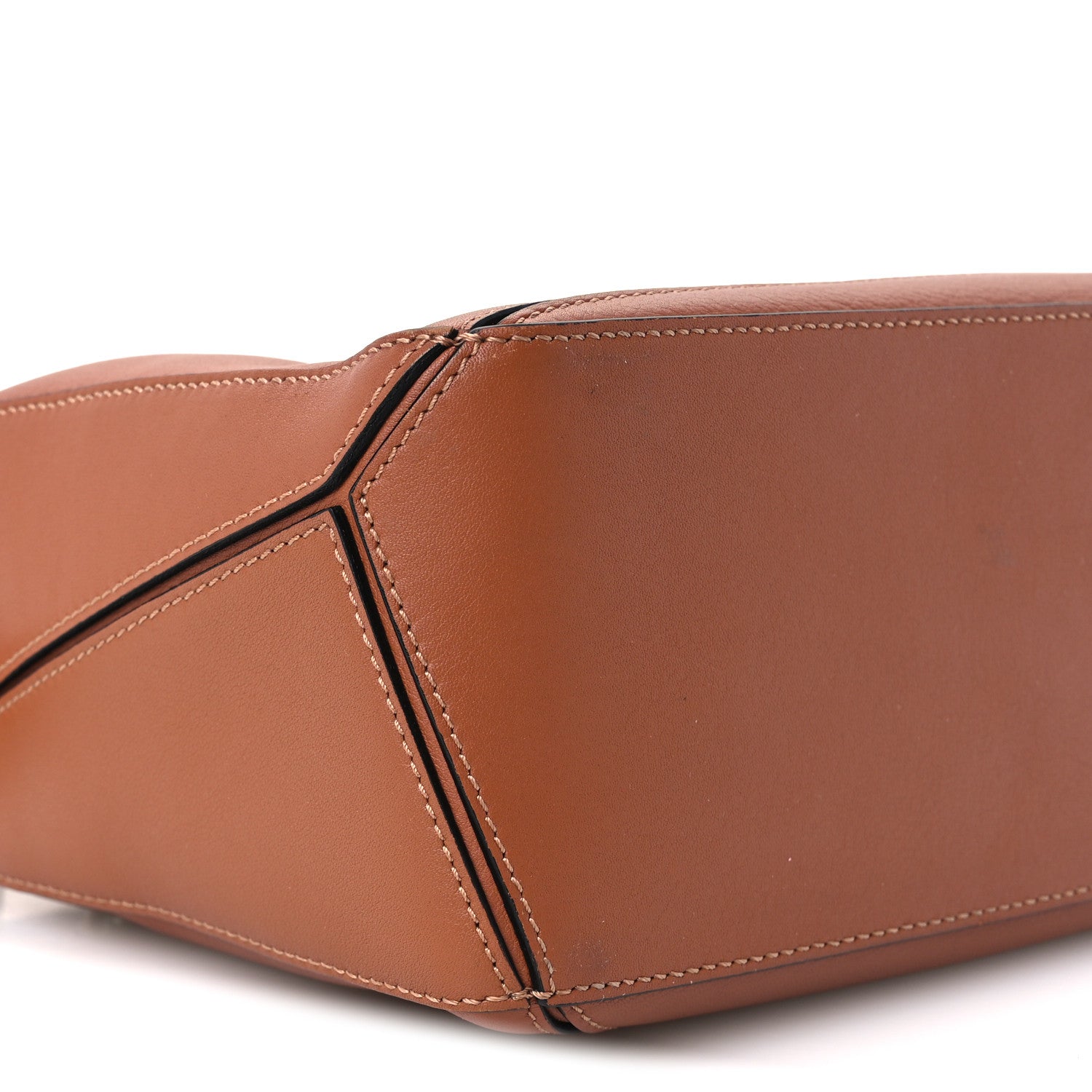 Loewe Calfskin Small Puzzle Bag Tan 9 of 10