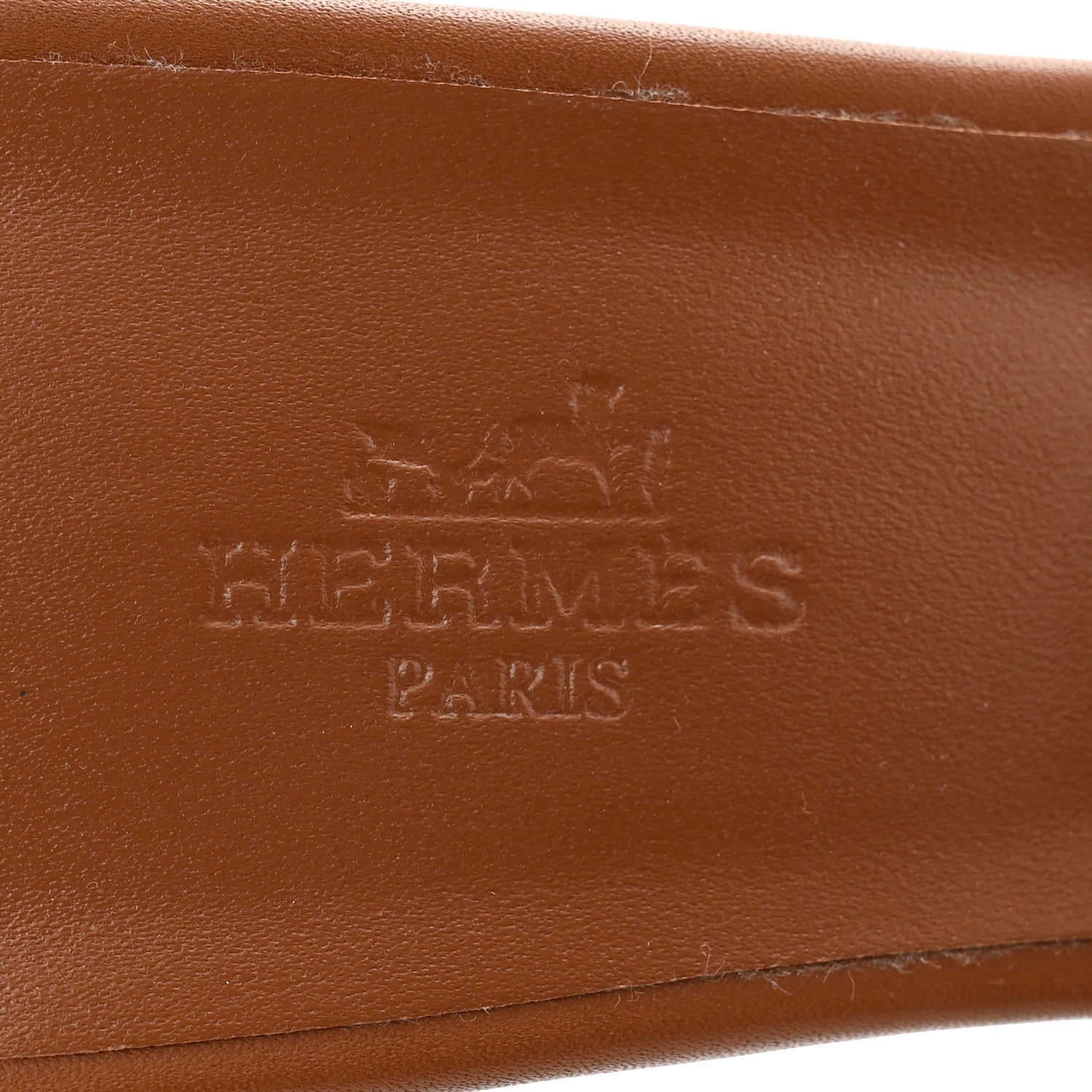 Hermes Calfskin Gigi 50 Sandals 39.5 Gold Black 7 of 9
