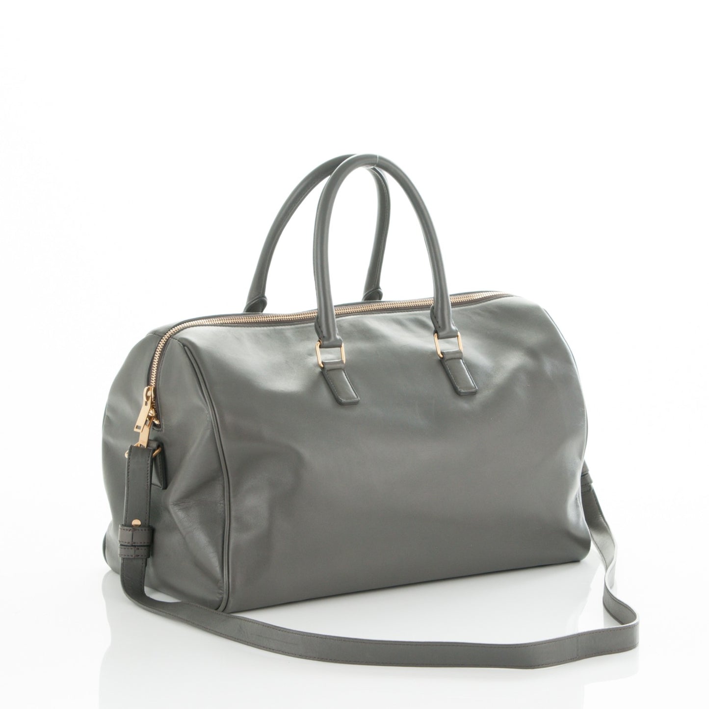 Calfskin Classic Duffle 12 Fog