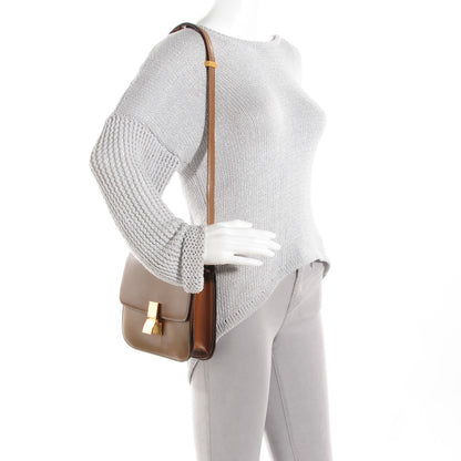 Celine Smooth Calfskin Medium Classic Box Flap Bag Camel 2 of 8