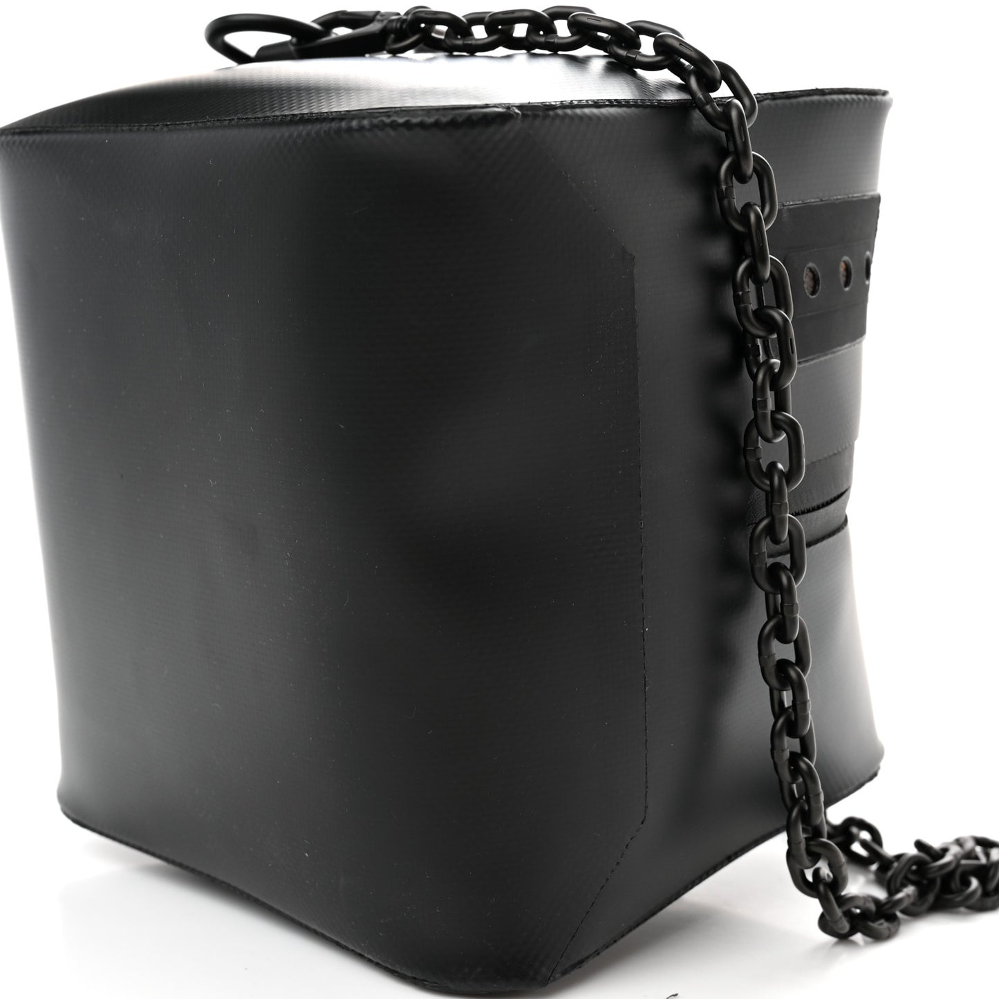 Calfskin Monogram Square Bag Black