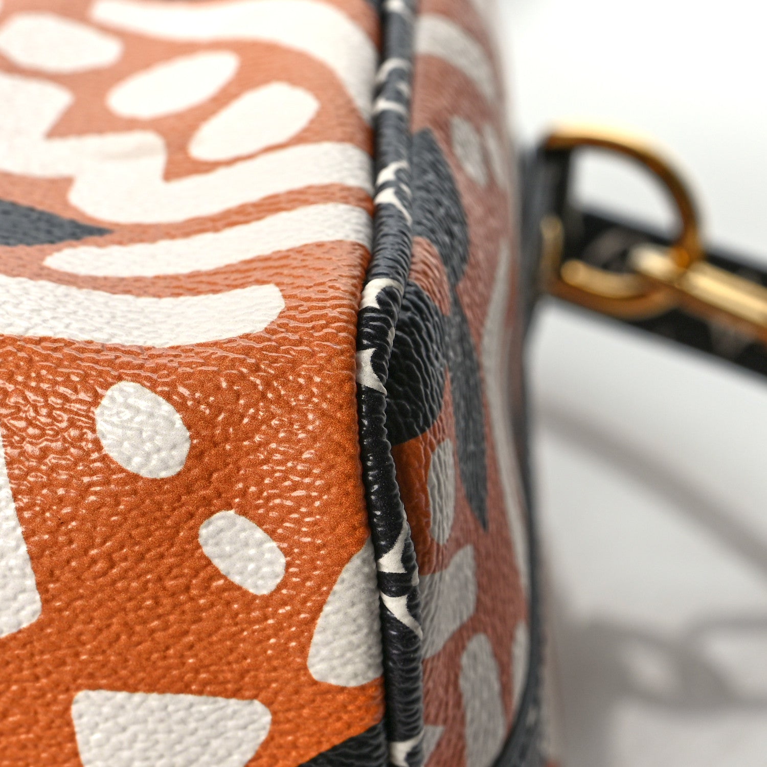 Louis Vuitton Monogram Giant Crafty Speedy Bandouliere 25 Creme Caramel 8 of 11