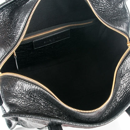 Balenciaga Agneau Small Bazar Shopper Tote Black Rouge Groseille 5 of 9