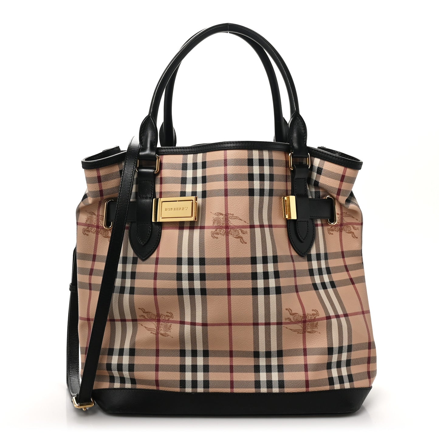 Haymarket Check Medium Golderton Tote Black