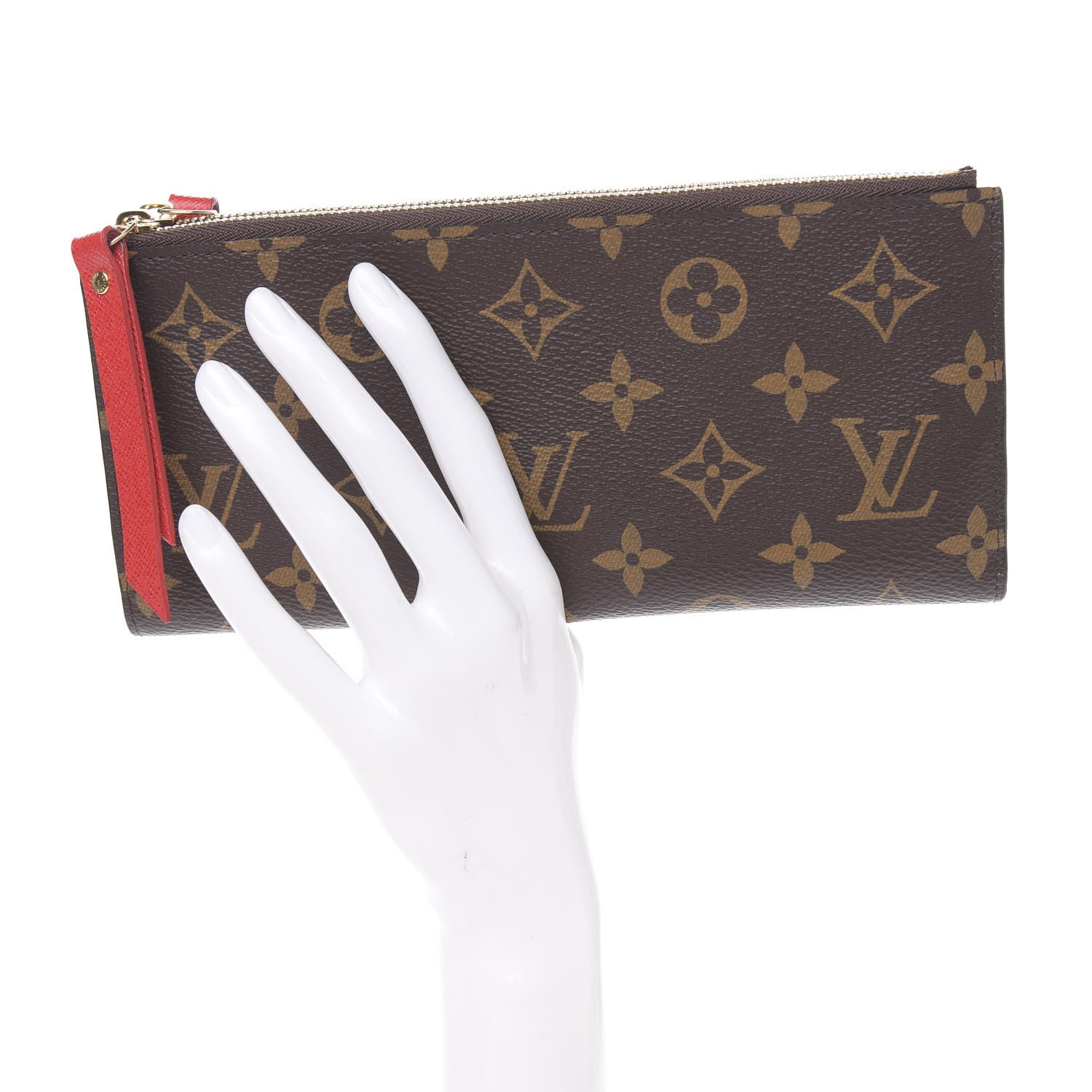 Louis Vuitton Monogram Adele Wallet Coquelicot 2 of 7