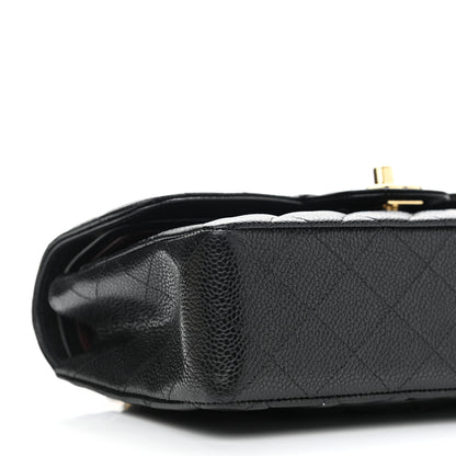 Chanel Caviar Quilted Small Double Flap Black 9 of 12