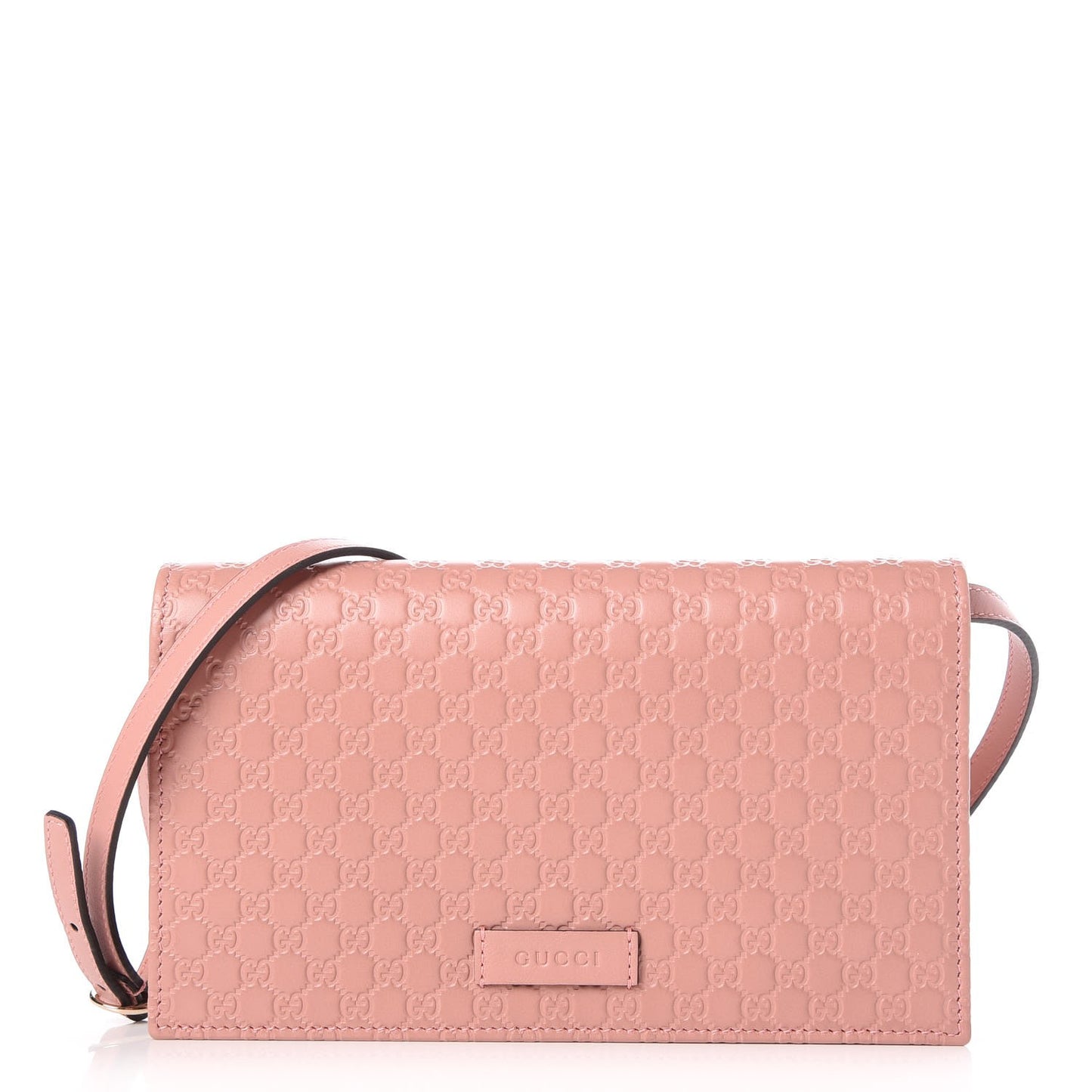 Microguccissima Crossbody Wallet Soft Pink
