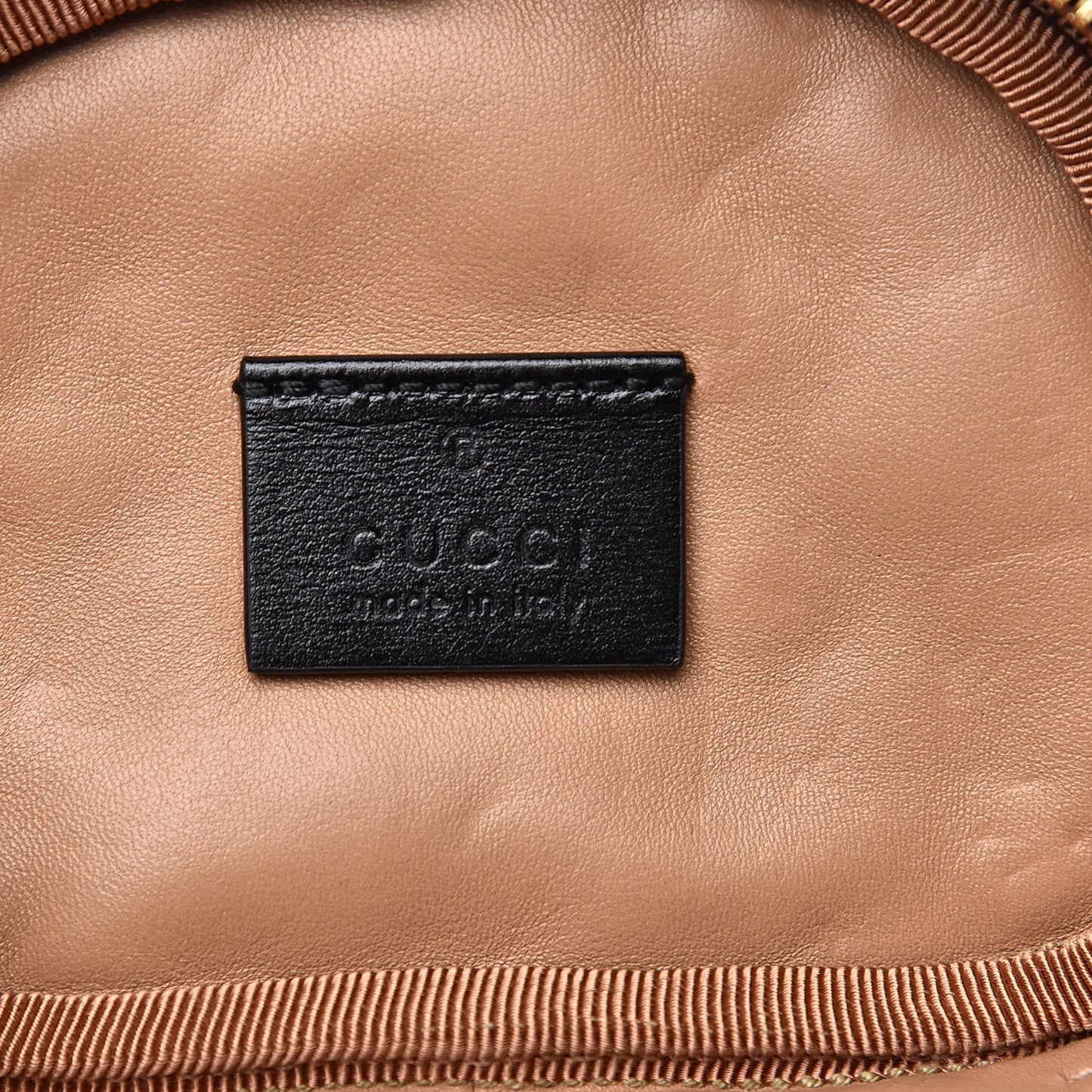 Calfskin Trapuntata Zumi Belt Bag Black