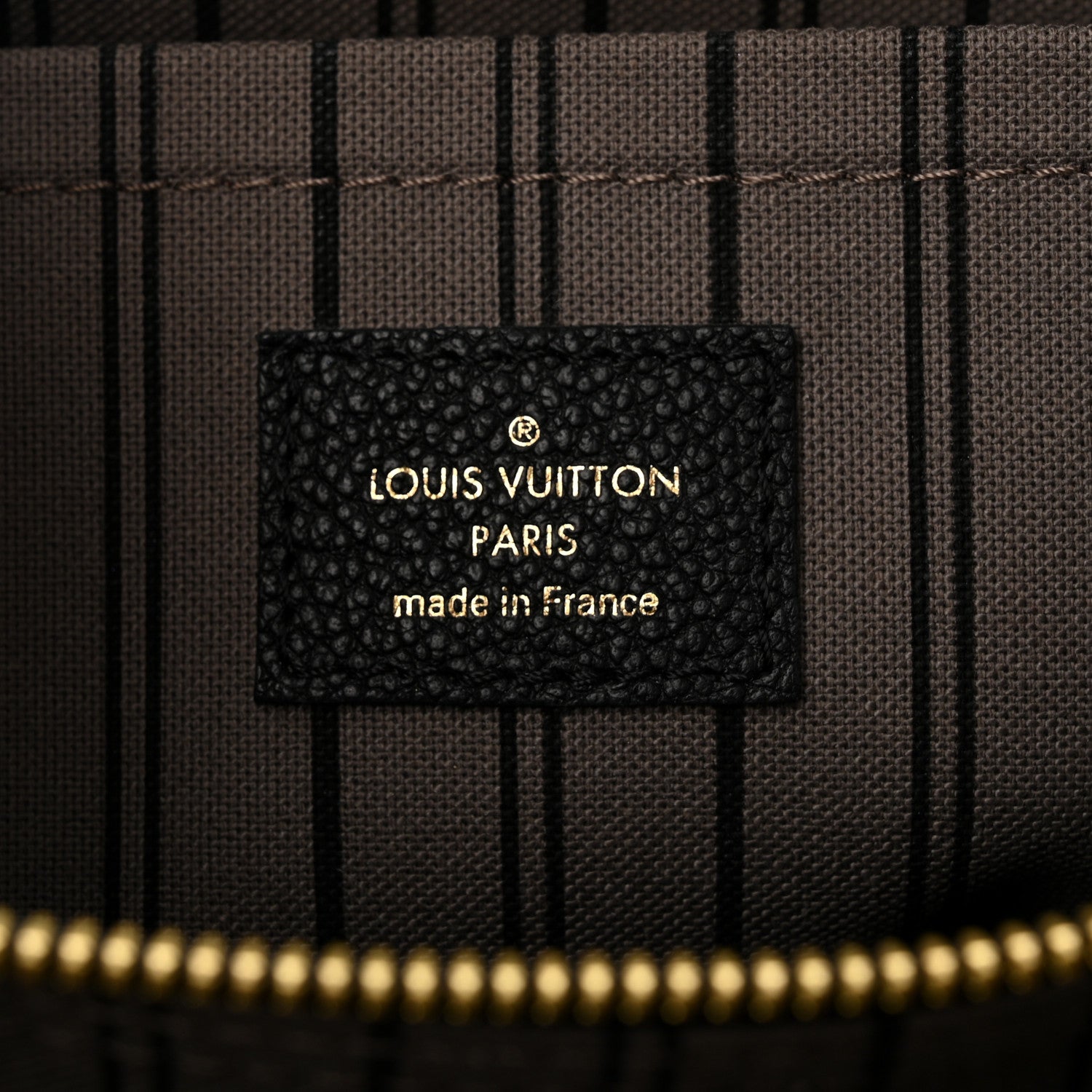 Louis Vuitton Empreinte Montaigne MM Black 6 of 10