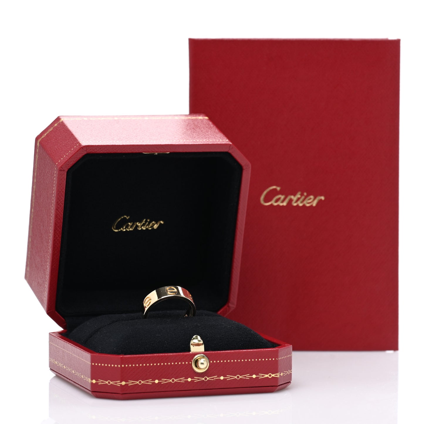 18K Yellow Gold 5.5mm LOVE Ring 53 6.5