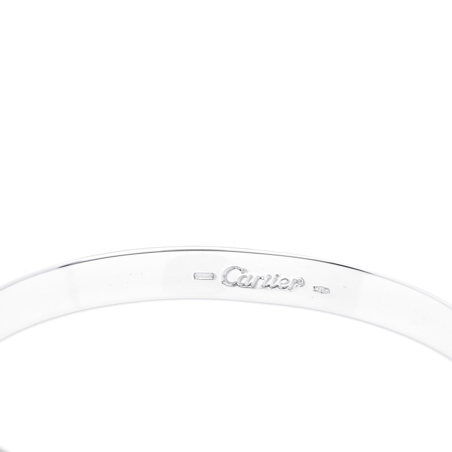 Cartier 18K White Gold LOVE Bracelet 16 7 of 7
