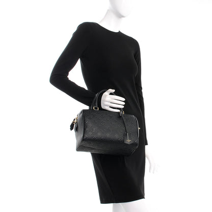 Louis Vuitton Empreinte Speedy Bandouliere 25 NM Black 3 of 8