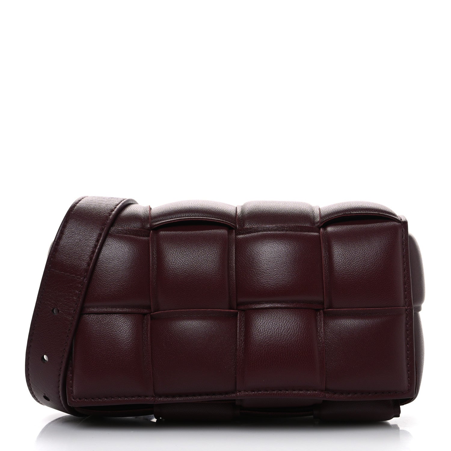 Bottega Veneta Nappa Maxi Intrecciato Padded The Belt Cassette Bag Barolo 1 of 11
