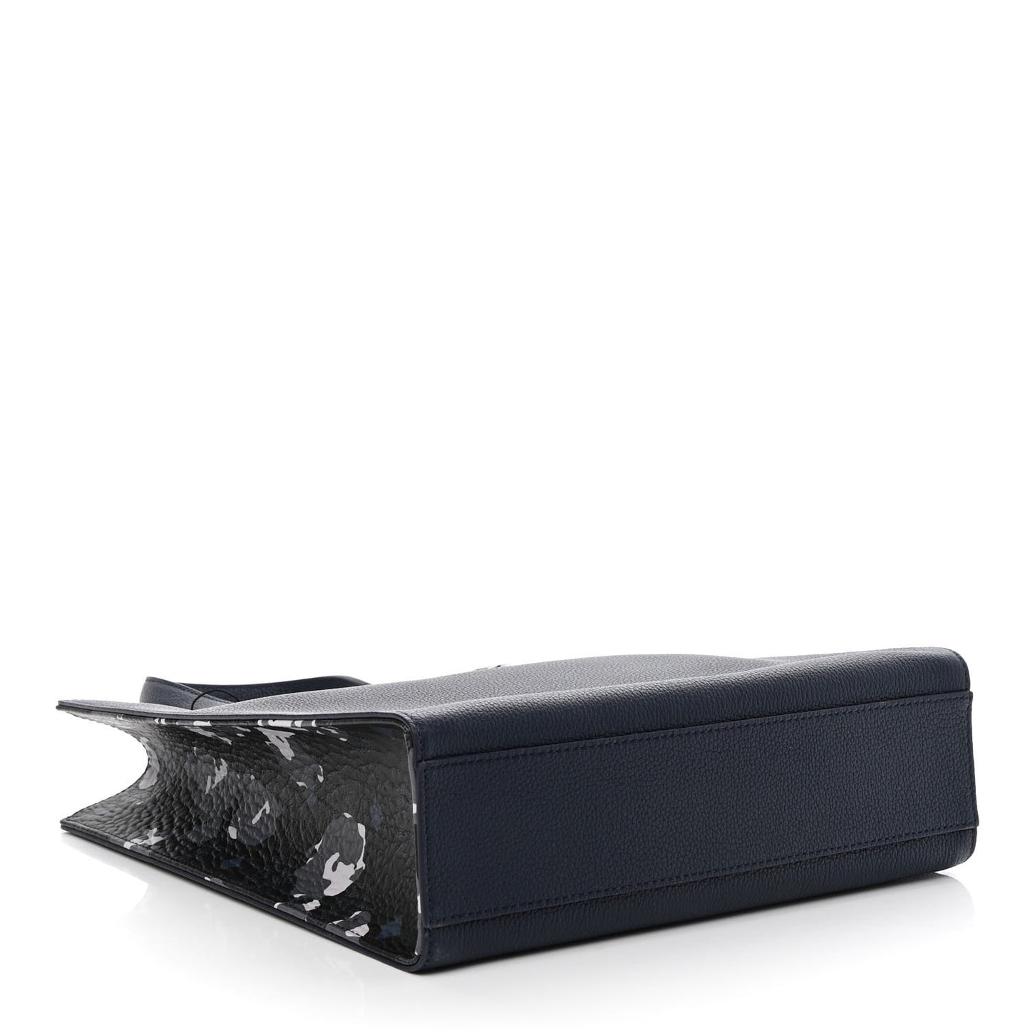 Calfskin Small Portuna Tote Black