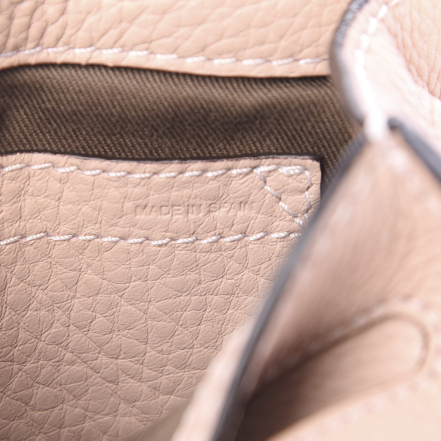 Calfskin Mini Marcie Round Crossbody Bag Blush Nude