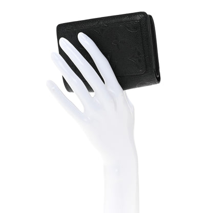 Louis Vuitton Empreinte Clea Wallet Black 2 of 9
