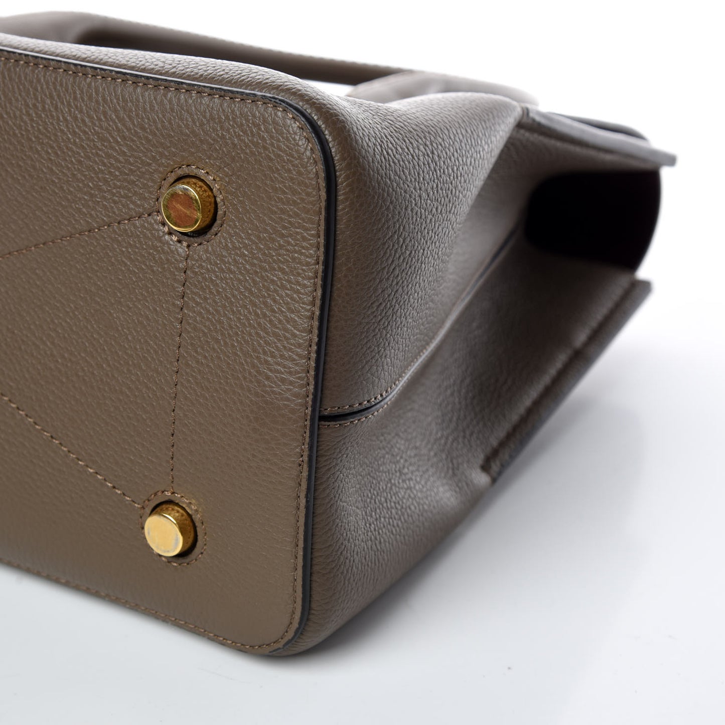 Small Classic Grain Calfskin Large Seaton Grey