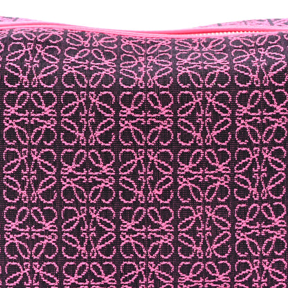 Loewe Jacquard Anagram Calfskin Small Cubi Bag Pink 7 of 9