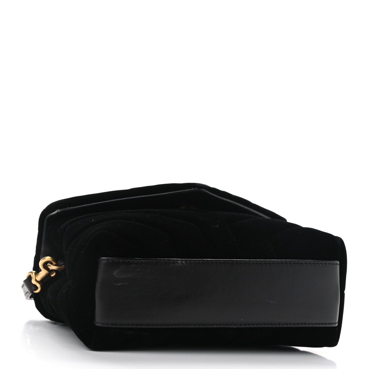 Saint Laurent Velvet Y Quilted Monogram Toy Loulou Chain Satchel French Black 4 of 11