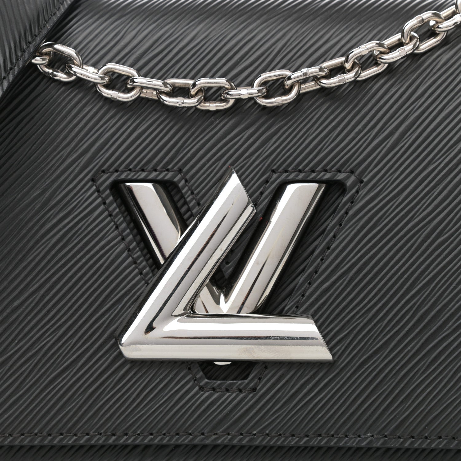Louis Vuitton Epi Twist Shoulder Bag MM Black 8 of 8