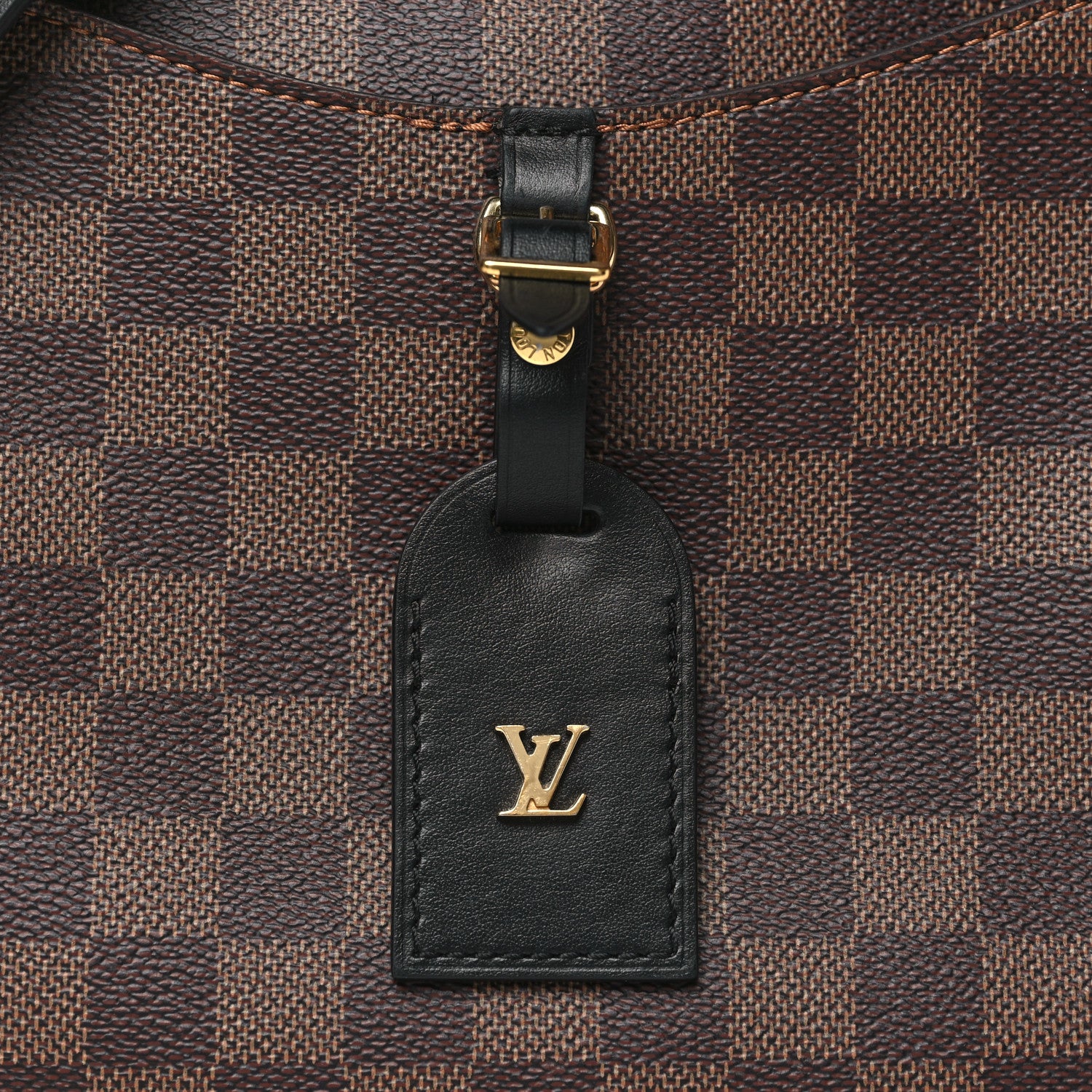 Louis Vuitton Damier Ebene Odeon PM Black 7 of 9