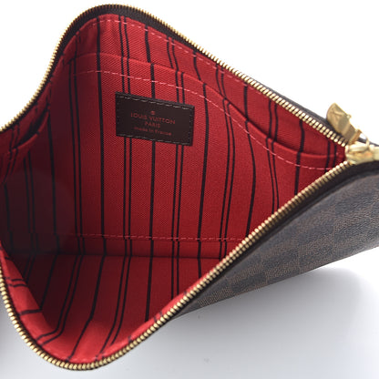 Louis Vuitton Damier Ebene Neverfull MM GM Pochette 4 of 5